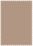Taupe Brown<br>Scallop Card<br>5 x 7<br>25/pk