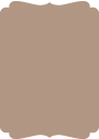 Taupe Brown<br>Double Bracket Card<br>5 x 7<br>25/pk