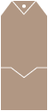 Taupe Brown<br>Tag Invitation<br>3 <small>7/8</small> x 9 <br>10/pk