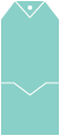 Turquoise<br>Tag Invitation<br>3 <small>7/8</small> x 9 <br>10/pk