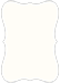 Crest Natural White Bracket Card 3 1/2 x 5 - 25/Pk