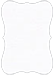 Linen Solar White Bracket Card 3 1/2 x 5 - 25/Pk