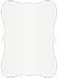 Pearlized White Bracket Card 4 1/2 x 6 1/4 - 25/Pk