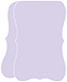 Purple Lace Folded Bracket Card 3 1/2 x 5 - 10/Pk