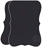 Linen Black Folded Bracket Card 5 x 7 - 10/Pk
