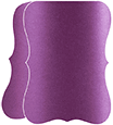 Purple Silk Folded Bracket Card 5 x 7
