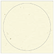 Milkweed Imprintable Circle Card 4 3/4 Inch - 25/Pk