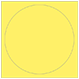 Factory Yellow Imprintable Circle Card 4 3/4 Inch - 25/Pk