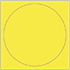 Lemon Drop Imprintable Circle Card 4 3/4 Inch - 25/Pk