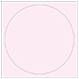 Pink Feather Imprintable Circle Card 4 3/4 Inch - 25/Pk