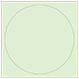 Green Tea Imprintable Circle Card 4 3/4 Inch - 25/Pk