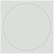 Fog Imprintable Circle Card 4 3/4 Inch - 25/Pk