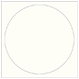 White Gold Imprintable Circle Card 4 3/4 Inch - 25/Pk