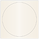 Pearlized Latte Imprintable Circle Card 4 3/4 Inch - 25/Pk