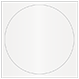 Pearlized White Imprintable Circle Card 4 3/4 Inch - 25/Pk