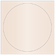 Nude Imprintable Circle Card 4 3/4 Inch - 25/Pk