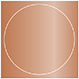 Copper Imprintable Circle Card 4 3/4 Inch - 25/Pk