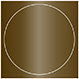 Bronze Imprintable Circle Card 4 3/4 Inch - 25/Pk