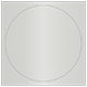Argento Imprintable Circle Card 4 3/4 Inch - 25/Pk