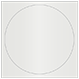 Silver Imprintable Circle Card 4 3/4 Inch - 25/Pk