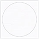 Linen Solar White Imprintable Circle Card 4 3/4 Inch - 25/Pk