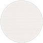 Linen Natural White Circle Card 4 Inch