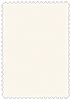 Textured Cream Scallop Card 4 1/4 x 5 1/2