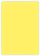 Factory Yellow Scallop Card 4 1/4 x 5 1/2 - 25/Pk