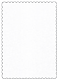 Snow Scallop Card 4 1/4 x 5 1/2 - 25/Pk