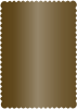 Bronze Scallop Card 4 1/4 x 5 1/2