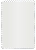Silver Scallop Card 4 1/4 x 5 1/2