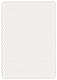 Linen Natural White Scallop Card 4 1/4 x 5 1/2 - 25/Pk