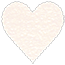 Patina (Textured) Scallop Heart Card 4 Inch - 25/Pk