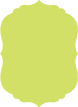 Citrus Green Crenelle Flat Card 4 1/2 x 6 1/4