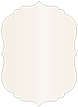 Pearlized Latte Crenelle Flat Card 4 1/2 x 6 1/4