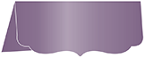 Purple Crenelle Folded Card 4 x 9 Folded - 10/Pk