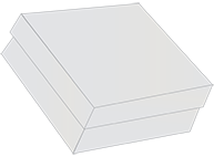 Style D<br>11 <small>1/4</small> x 11 <small>1/4</small> x 4 <small>1/2</small>