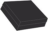 Matte Black Gift Box 3 3/4 x 3 3/4 x 3 1/2