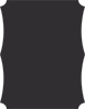 Black Deco Card 4 1/4 x 5 1/2