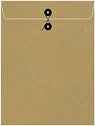 Natural Kraft String-Tie Envelope 9 x 12