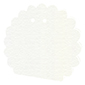 Linen White Pearl Favor Box Style A (10 per pack)