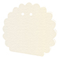 Linen Natural White Pearl Favor Box Style A (10 per pack)