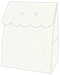 Linen White Pearl Favor Box Style B (10 per pack)