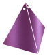 Purple Silk Favor Box Style C (10 per pack)