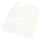 Linen White Pearl Favor Box Style E (10 per pack)