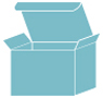Textured Aquamarine Favor Box Style M (10 per pack)