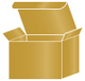 Antique Gold Favor Box Style M (10 per pack)