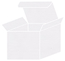 Linen Solar White Favor Box Style S (10 per pack)