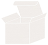 Linen Natural White Favor Box Style S (10 per pack)