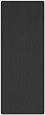 Eames Graphite (Textured) Round Corner Flat Card (3 1/2 x 9) 25/Pk